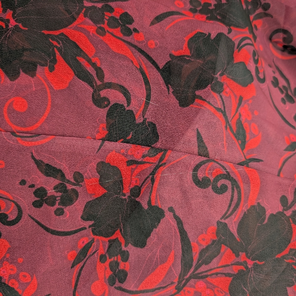 LDT Brooke Elegant Floral Long Sleeve Dress 2 - Picture 11 of 11